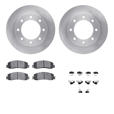 6212-99598, Rotors With Heavy Duty Brake Pads Includes Hardware